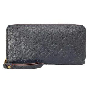 LOUIS VUITTON Zippy Wallet  Marine Rouge Monogram Empreinte - 422-082625